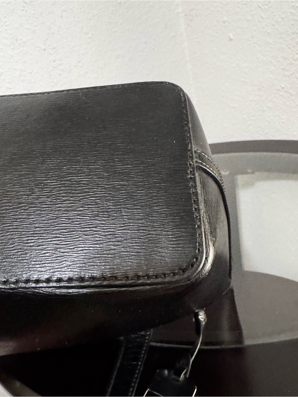 Lauren Ralph Lauren Black Leather Tote Bag - Picture 11 of 15